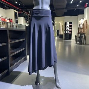 Black, asymmetrical, double tiered, Sarah Pacini skirt